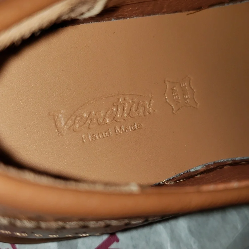 Venettini NEW Dakota Kids Leather Hook-N-Loop Sneaker Dress Shoe SlipOn Handmade